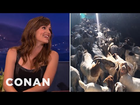 Jennifer Garner Hired A Herd Of Goats For Ben Affleck | CONAN on TBS