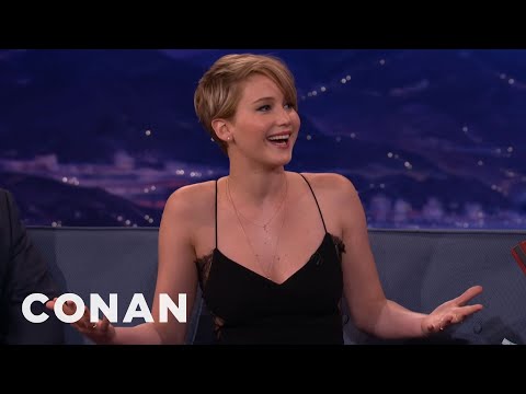 Jennifer Lawrence Wet The Bed At Age 13 | CONAN on TBS