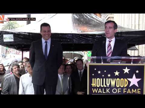 JIMMY KIMMEL HONORED WITH HOLLYWOOD WALK OF FAME STAR