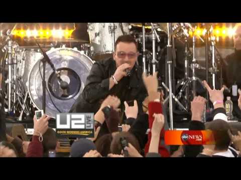 U2 - Get On Your Boots Live Fordham University [HD - High Quality] Good Morning America