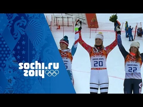 Ladies&#039; Alpine Skiing - Super Combined - Höfl-Riesch Wins Gold | Sochi 2014 Winter Olympics