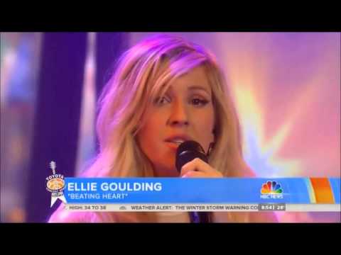 Ellie Goulding Today Show Performance - Beating Heart (Divergent) LIVE 3-12-14