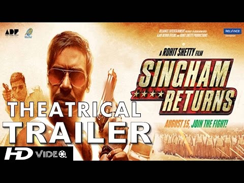 Singham Returns Official Theatrical Trailer | Ajay Devgn &amp; Kareena Kapoor