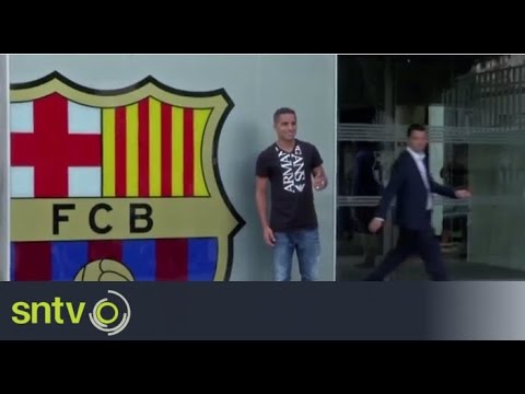 Barcelona unveil new signing Douglas Pereira