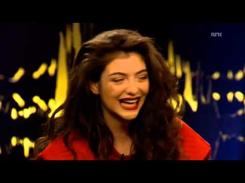 Lorde interview on Skavlan Feb 21/2014