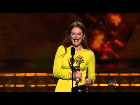 Julianne Moore winning an Emmy for &quot;Game Change&quot;