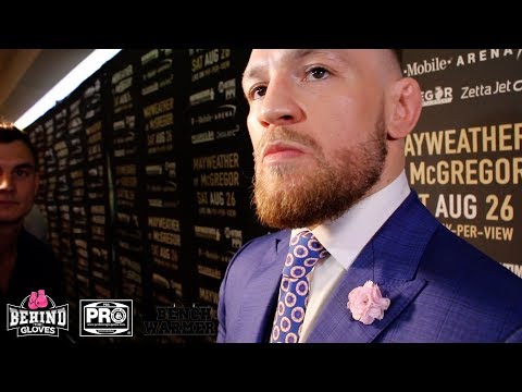 MCGREGOR PREDICTS THE PUNCH TO STOP MAYWEATHER: AN UPPERCUT OR A HOOK WRAPPED AROUND THE TEMPLE!