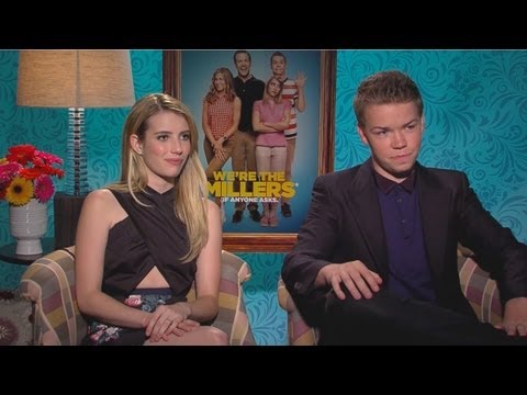 Emma Roberts &amp; Will Poulter - We&#039;re the Millers Interview HD