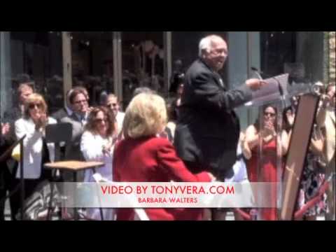 Barbara Walters finally receives a Star on The Hollywood Walk of FAME