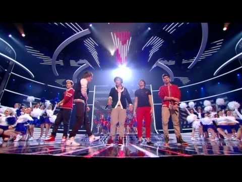 One Direction sing Kids in America - The X Factor Live show 5 (Full Version)