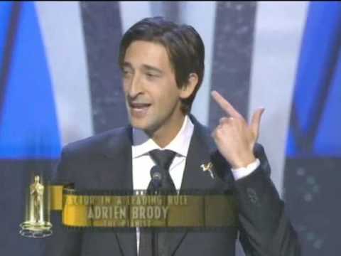 Adrien Brody Wins Best Actor: 2003 Oscars