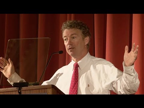 Senator Rand Paul Speaks at Berkeley Forum