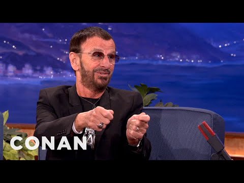 Ringo Starr Reveals The Secret Of His Distinctive Rhythm | CONAN on TBS