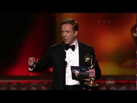 Damian Lewis wins Outstaning Lead Actor in a Drama Series at the 2012 Emmys (23 September 2012)