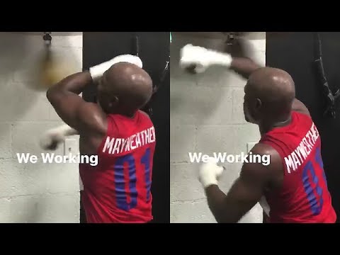 FLOYD MAYWEATHER &quot;WORKING&quot; FOR MCGREGOR SHOWDOWN; FIRST TRAINING FOOTAGE RELEASED