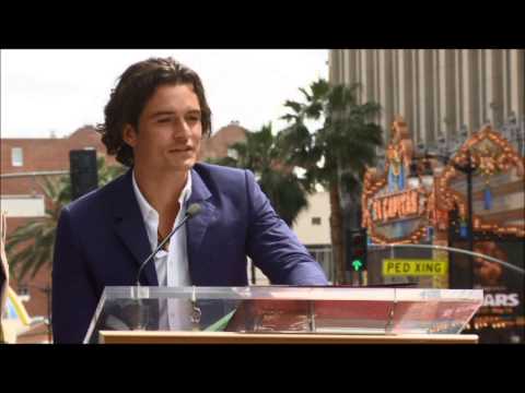 Orlando Bloom Receives Star on Hollywood Walk of Fame