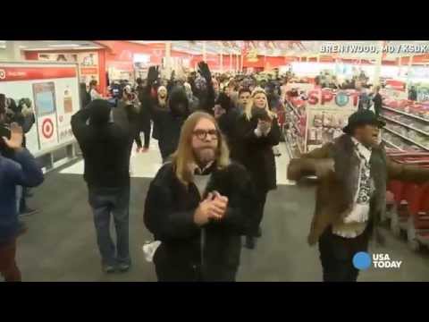 Chanting boycotters protest at Ferguson-area Target