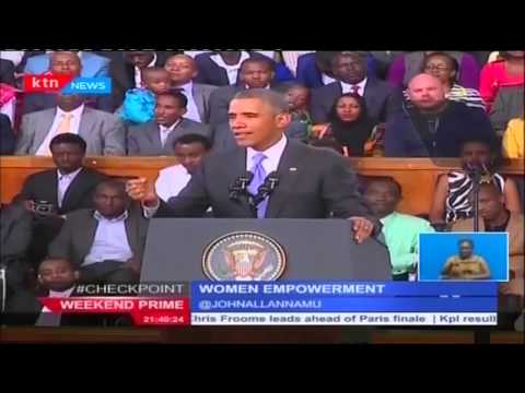 Stop treating women as second class citizens,President Obama tells Kenyan community