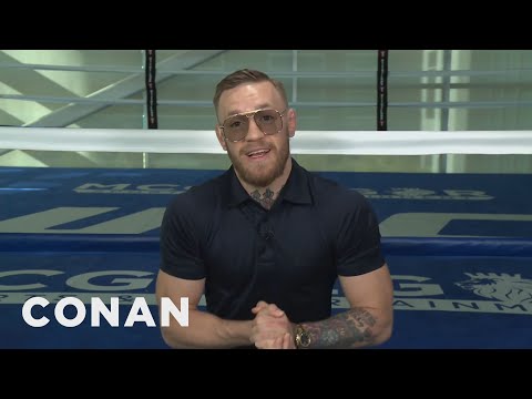 Conor McGregor Predicts He&#039;ll Break Floyd Mayweather Inside Four Rounds | CONAN on TBS