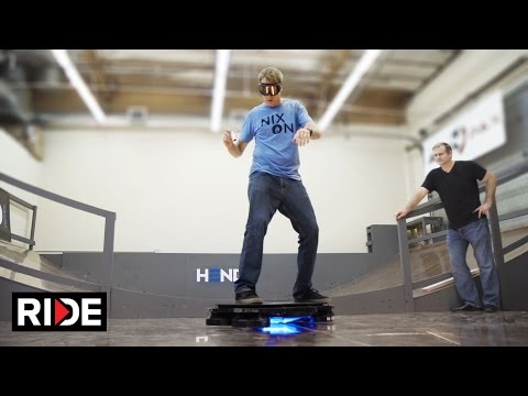 Tony Hawk Rides World&#039;s First Real Hoverboard - Hendo Hover