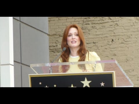 Julianne Moore Honored with Star at the Hollywood Walk of Fame