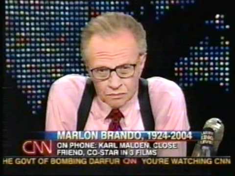 Larry King - Marlon Brando&#039;s death - July 2, 2004 3/4