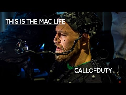 Conor McGregor filming for Call of Duty: Infinite Warfare #TheMacLife