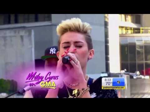 Miley Cyrus - We Can&#039;t Stop (Live on Good Morning America, GMA)