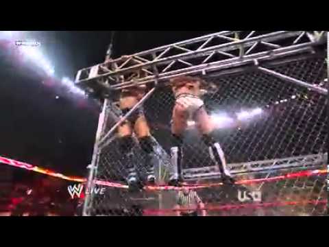 Raw 2008 Chris Jericho (C) Vs CM Punk Cage Match World Heavyweight Title