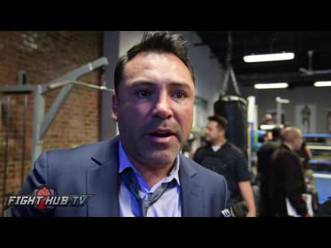 Oscar De La Hoya “Only fight that makes sense, McGregor vs. Canelo! At 160!”