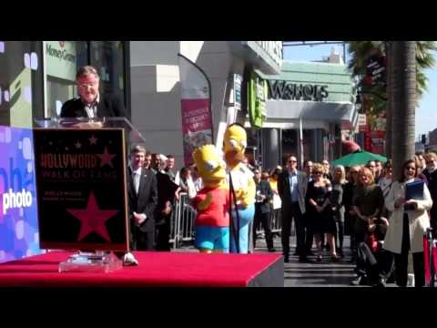 Matt Groening gets a star on Hollywood Walk of Fame