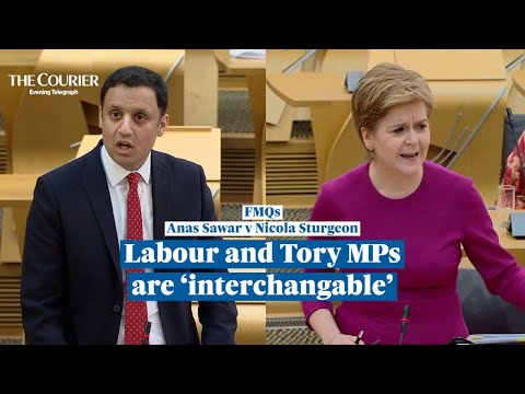 FMQs: Sturgeon says Labour and Tory MPs are &#039;interchangeable&#039;