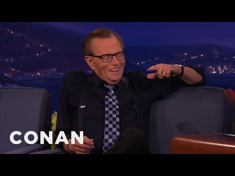 Larry King, Conan &amp; Andy Split A Pot Brownie | CONAN on TBS