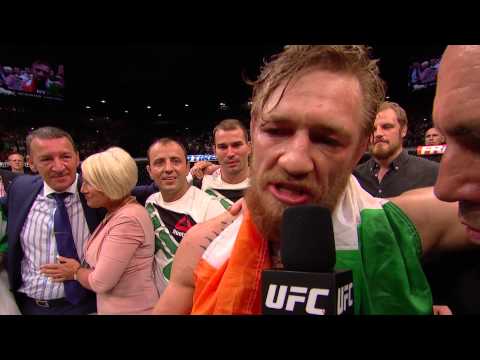 UFC 189: Conor McGregor and Chad Mendes Octagon Interviews