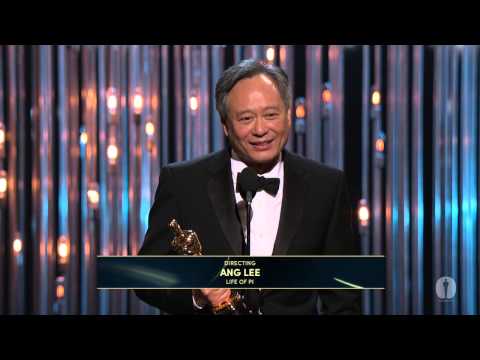 Ang Lee ‪winning the Oscar® for Directing &quot;Life of Pi&quot;