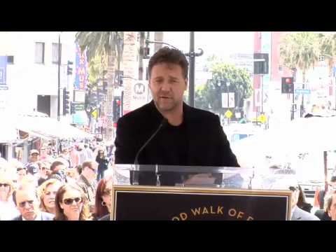 Russell Crowe Hollywood Walk of Fame Star Ceremony