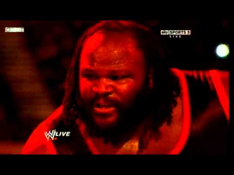 Kane Returns to WWE 2011 (12/12/11) Slammy Awards Cena v Henry