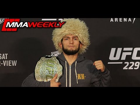 UFC 229: Khabib Nurmagomedov Post-Fight Press Conference (FULL)