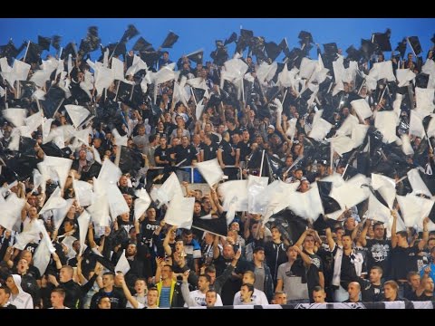 Grobarski marš ! 90 + ...| fantastic fans atmosphere 90&#039; minut | Partizan -Tottenham 18.09.2014.