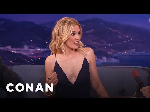 Leslie Bibb On Burning Man | CONAN on TBS