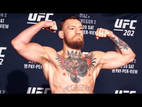 UFC 202: Conor McGregor Official Weigh-In