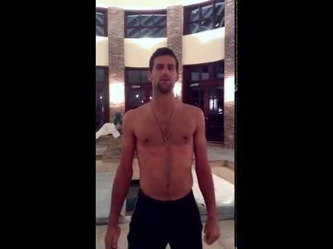 Novak Djokovic ALS Ice Bucket Challenge