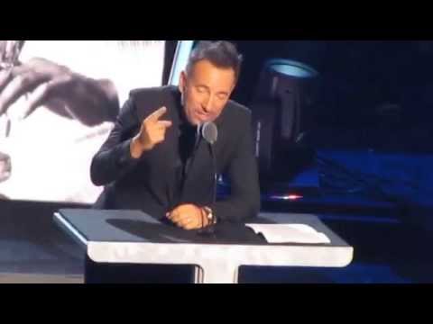 Bruce Springsteen Complete UNCUT Rock &amp; Roll Hall of Fame Induction Speech for E Street Band