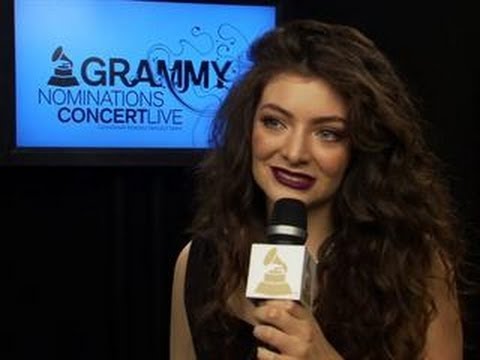 GRAMMY Awards Nomination Show Interview - Lorde