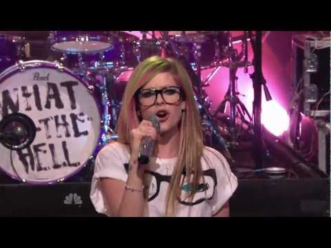 Avril Lavigne - What The Hell @ The Tonight Show Jay Leno 14/03/2011