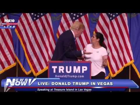 FNN: Hispanic Woman Goes Nuts For Donald Trump