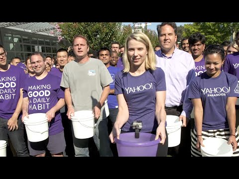 Yahoo CEO Marissa Mayer takes on the ALS Ice Bucket Challenge