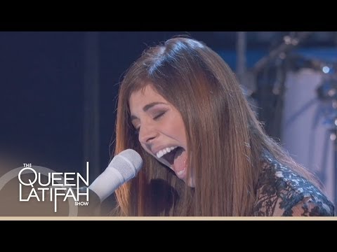 Christina Perri Performs &#039;Human&#039; on The Queen Latifah Show