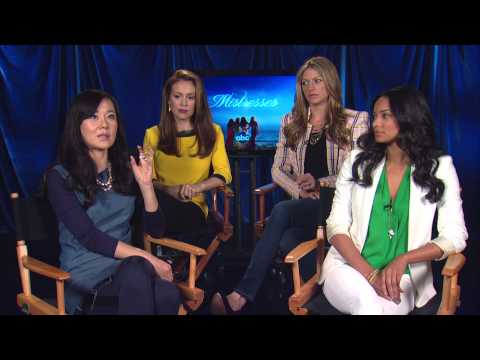 #RedCarpetReport Interview @Mistresses_ABC @Alyssa_Milano #YunjinKim @RochelleAytes @JesMacallan