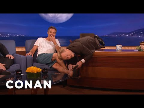 Timothy Olyphant&#039;s Casual Heat Wave Wardrobe | CONAN on TBS